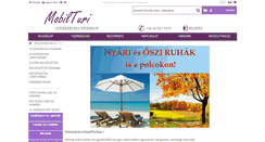 Desktop Screenshot of mobilturi.hu